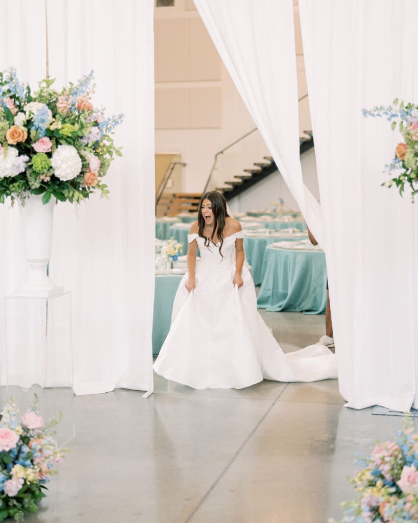 Colorful room reveal at The Revere Venue