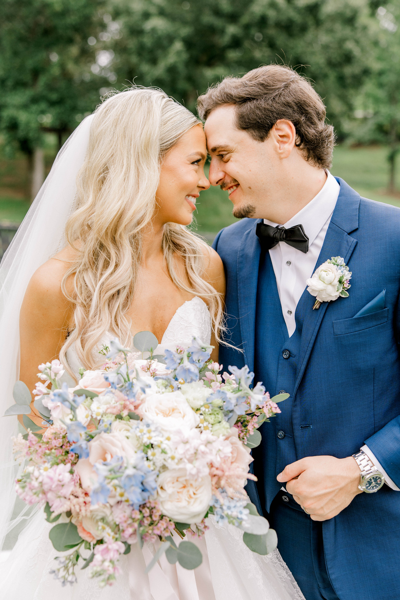 Bride and groom at The Revere